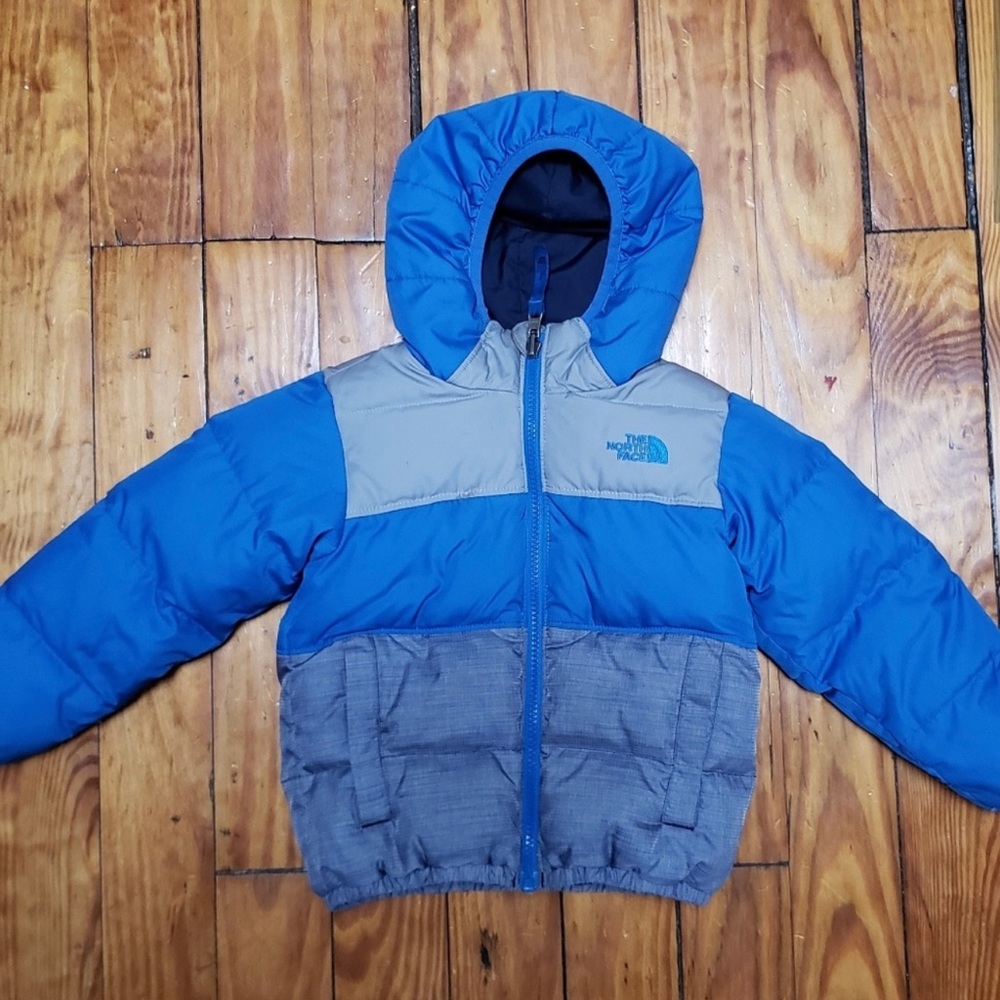 Good condition down North Face reversible jacket